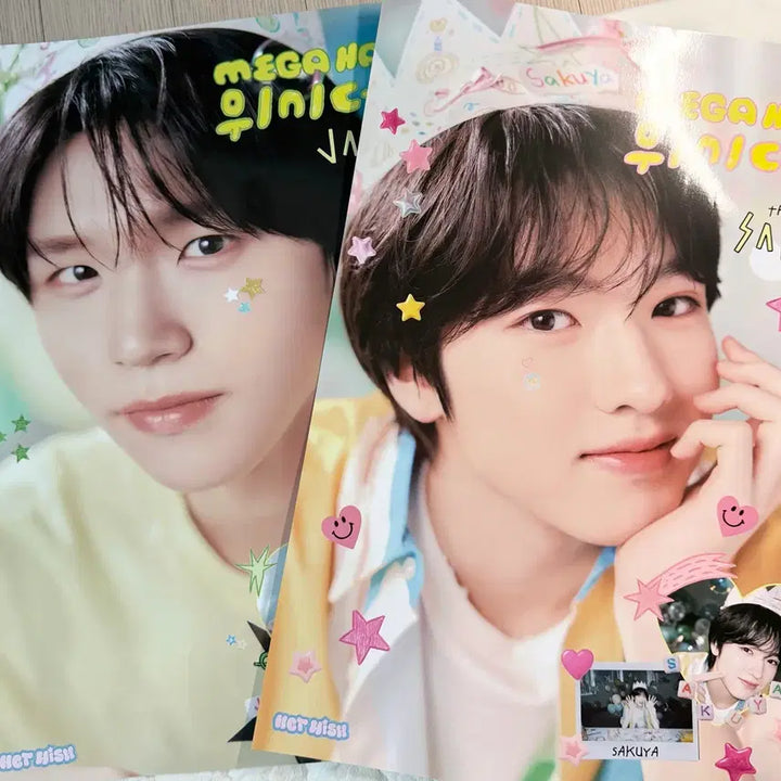 [BUNJANG] NCT Wish Jaehee Xakuya Poster Bundle Set / 메가커피 엔위시 재희,사쿠야 포스터 2장 일괄 판매합니다!