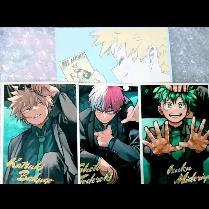 [BUNJANG] My Hero Academia Memorial Art Exhibition Original Drawing Set / 나의히어로아카데미아 히로아카 미도리야 바쿠고 토도로키 메모리얼 원화전