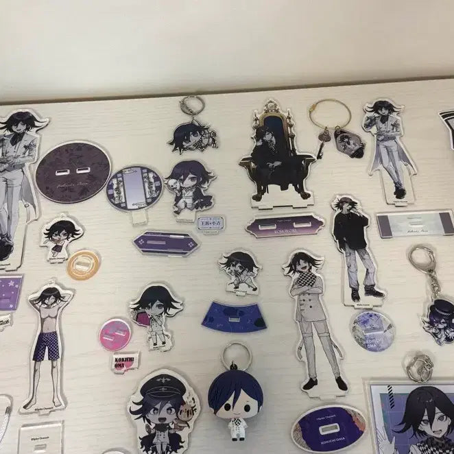 [BUNJANG] Danganronpa Omokichi Acrylic Keychain Bundle / 단간론파 오마코키치 아크릴, 키링 일괄