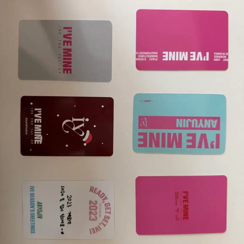 [BUNJANG] IVE (G)I-DLE Wonyoung Yujin Photocard Bundle Set / 최저가!!!!) 아이브 마인 포카 일괄로 팔아요!