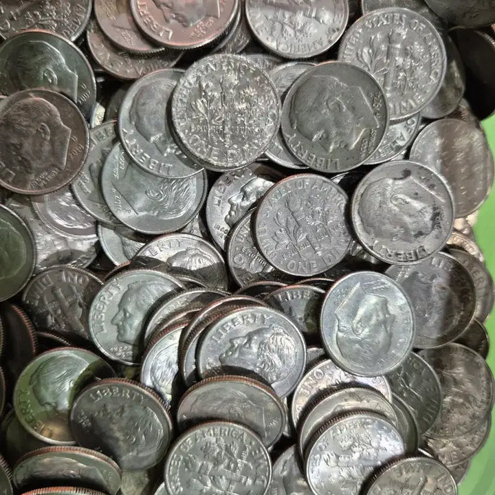 [BUNJANG] United States 10 Cent (Dime) Coins - 200 Count / 미국 10센트(다임) 동전 200개