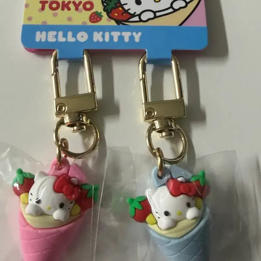 [BUNJANG] Tokyo Limited Parfait Kitty Charm / 도쿄 한정 파르페 키티 키링
