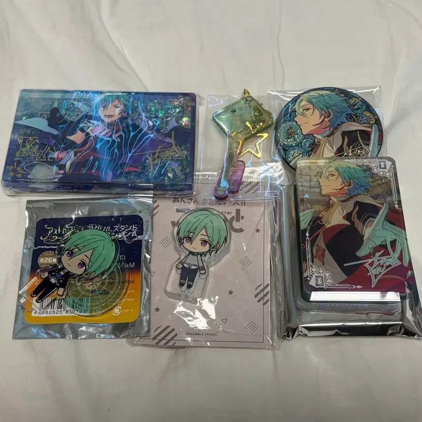 [BUNJANG] Ensemble Stars Kazehaya Tatsumi Goods 6 Types Bundle Set / 앙스타 카제하야 타츠미 굿즈 6종 일괄 처분 캔뱃지 유사코롯타 코롯토
