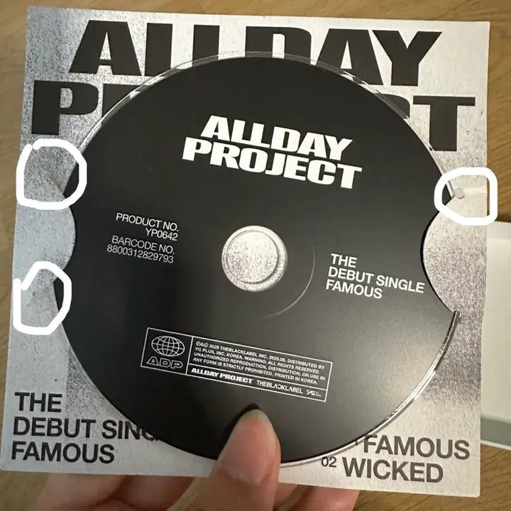 [BUNJANG] All Day Project Album Photocard Keychain Goods / 올데이프로젝트 올데프 앨범 포카 키링 뱃지 포카홀더 운세 스카프 띠부씰