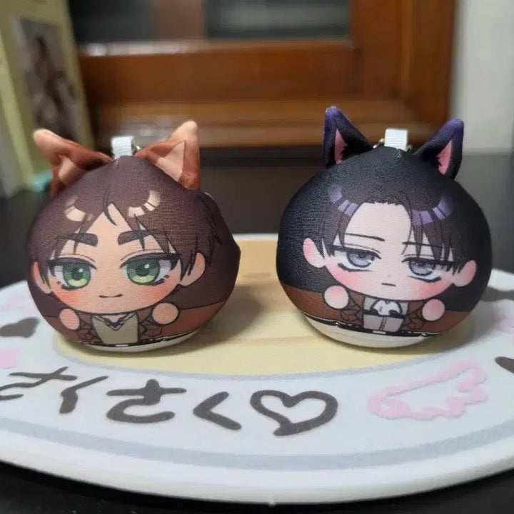 [SOLD OUT] 진격의 거인 에렌 리바이 에레리 사방님 비공굿 만쥬 일괄 양도