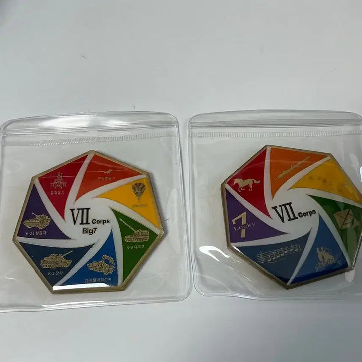 [BUNJANG] 7th Infantry Division Coin Set (2 Coins) / 부대코인, 군대코인
