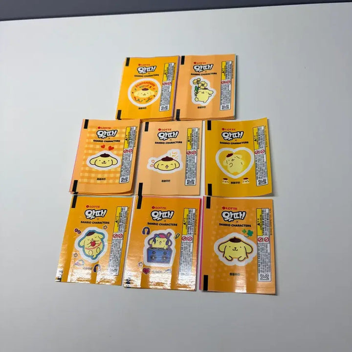 [BUNJANG] Sanrio Pompompurin Watt-a-Seal Bundle Set / 산리오 폼폼푸린 왓따 띠부씰 일괄