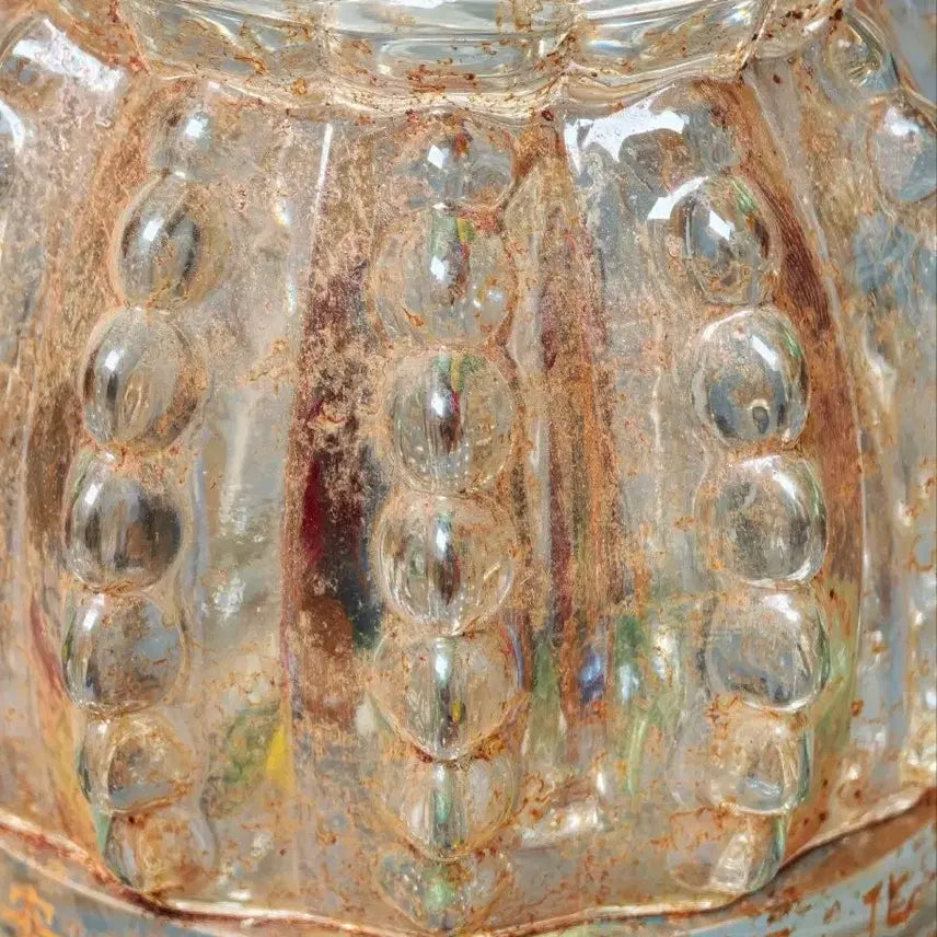 [BUNJANG] Gilt Inscription Crystal Glass Seated Buddha Sarira Reliquary - Antique Buddhist Artifact / 금채 명문 수정유리 좌불상 사리함 사리장엄구 골동품 고미술품 수집품