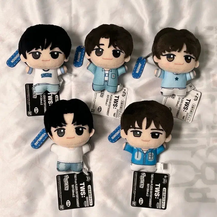 [BUNJANG] TWS x Bandai Collaboration Plush Dolls (Jihoon, Dohyun, Shinyu, Kyungmin, Jae) - Bundle or Individual / 반다이x투어스 콜라보 투어스인형누이 경민