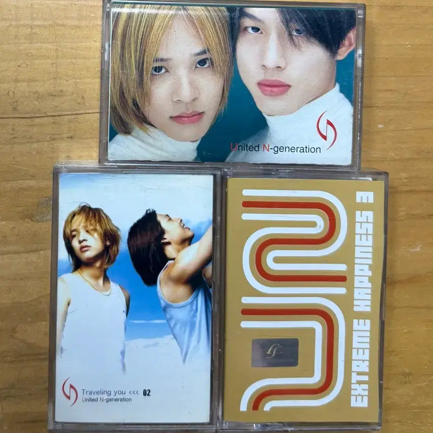 [BUNJANG] UN 1st-3rd Album Cassette Tape Bundle / 유엔 (UN) 1집~3집 카세트테이프