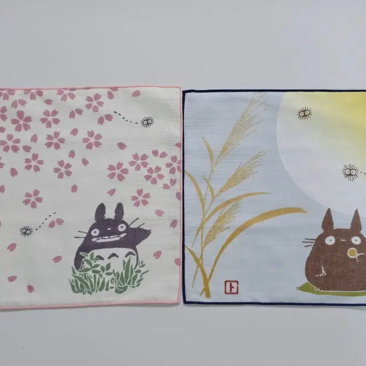 [BUNJANG] Ghibli Classic My Neighbor Totoro Handkerchief / 지브리 고전 토토로 손수건