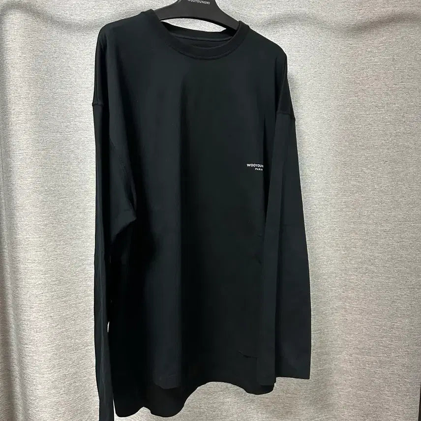 [BUNJANG] Wooyoungmi Back Logo Flower Long Sleeve / 우영미 백로고 플라워 롱슬리브 (50)