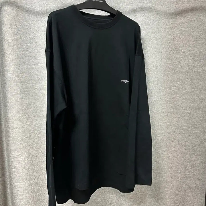 [BUNJANG] Wooyoungmi Back Logo Flower Long Sleeve / 우영미 백로고 플라워 롱슬리브 (50)