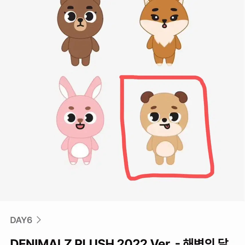 [BUNJANG] Day6 Denimals DON 2022 Ver. (Old Version) / *원가이하* 데이식스 데니멀즈 DON 2022ver (구버전)