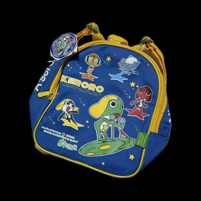 [BUNJANG] Vintage Keroro Small Bag Pouch / (오늘만이가격) 고전문구 케로로 소형 가방 책가방 파우치 빈티지 가방