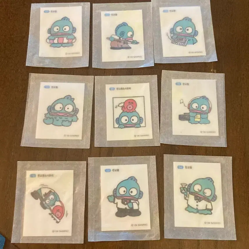 [BUNJANG] Han Gyo Dong Stickered Collection Bundle Set / 한교동 띠부씰 스티커 일괄
