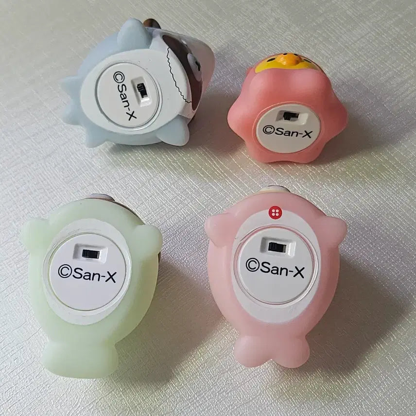 [BUNJANG] Rilakkuma Ocean Life Gachapon Set (4 types, Lights Up) / 리락쿠마 바다 해양생물 라이트 가챠 4종 일괄