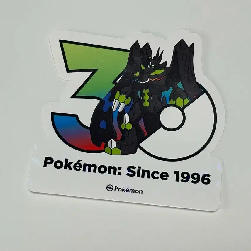 [BUNJANG] Pokemon 30th Anniversary Logo Sticker Collection Zygarde / 포켓몬 팝업 30주년 로고 스티커 컬렉션 지가르데
