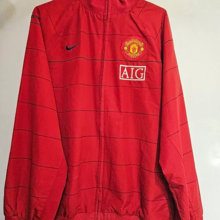 [BUNJANG] Manchester United Nike Track Top AIG Sponsor / 맨체스터 유나이티드 트랙탑