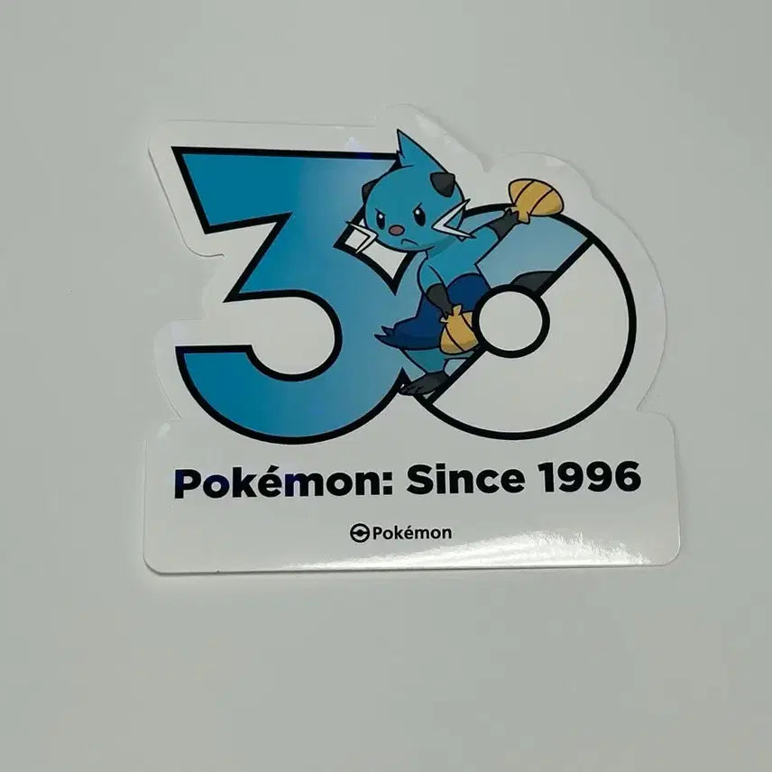 [BUNJANG] Pokemon 30th Anniversary Logo Sticker Collection (Dual Fish) / 포켓몬 팝업 30주년 로고 스티커 컬렉션 쌍검자비