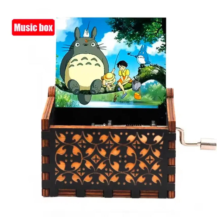 [BUNJANG] Ghibli My Neighbor Totoro Wooden Music Box / 영상있음) 지브리 이웃집 토토로 오르골