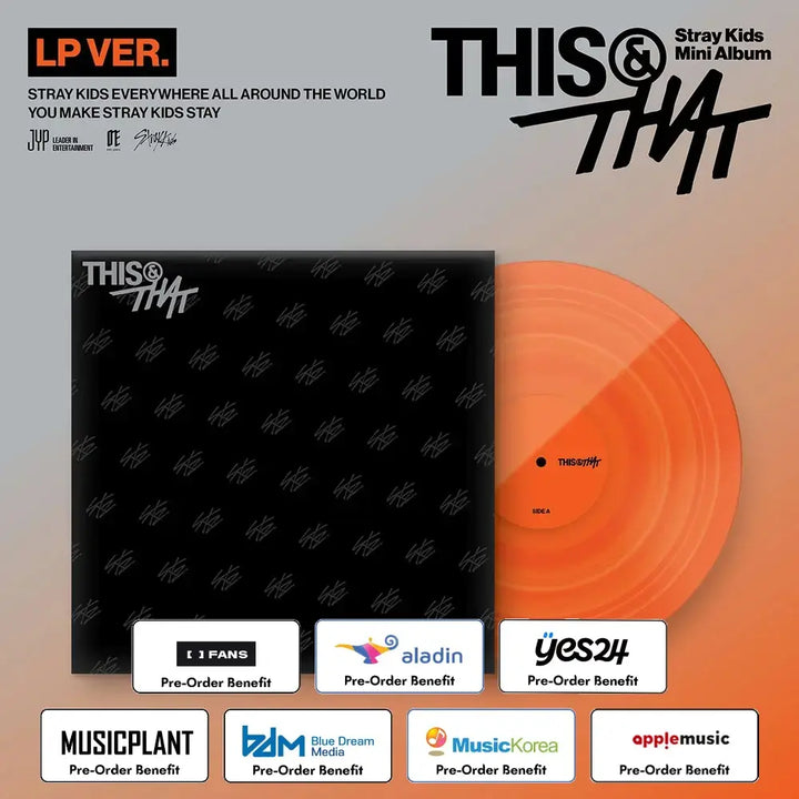 [Pre-Order] Stray Kids - THIS &amp; THAT (LP VER.) + Pre-Order benefit (Choose Version)