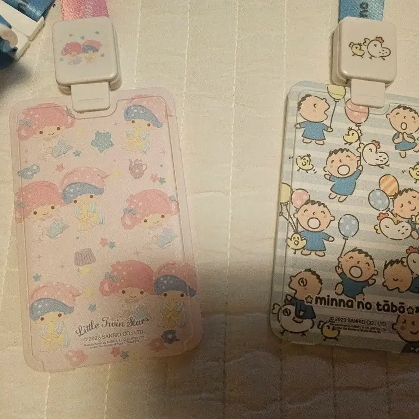 [BUNJANG] Little Twin Stars &amp; Minnano Tabo Card Holder Lanyard / 카드홀더 목걸이