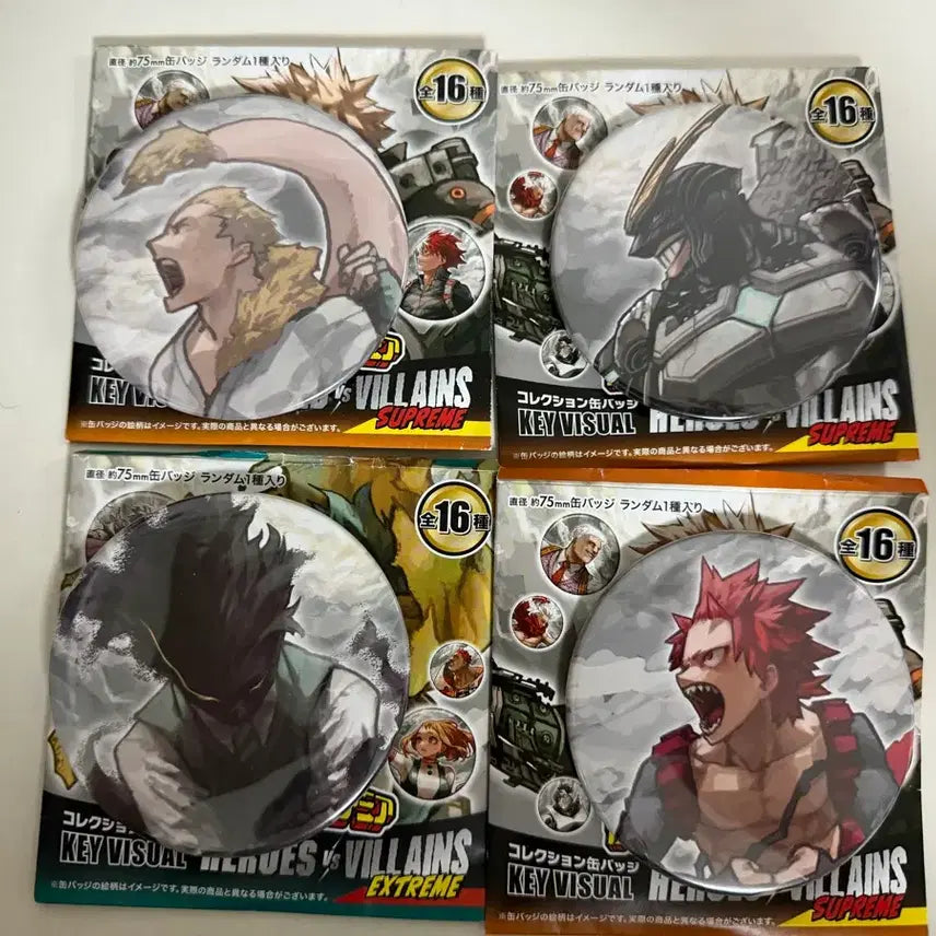 [BUNJANG] My Hero Academia Original Art Exhibition Can Badge / 히로아카 나의히어로아카데미아 원화전 캔뱃지