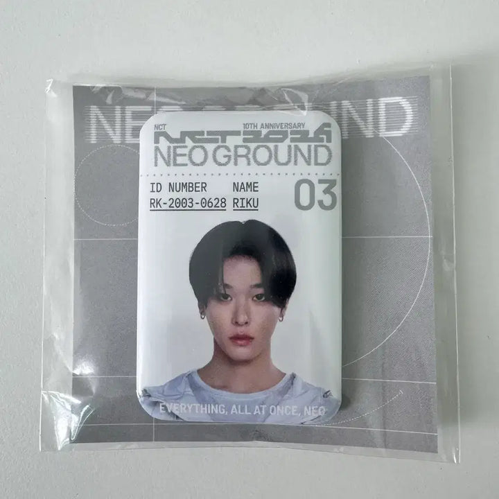 [BUNJANG] NCT WISH Riku Metal ID Badge (Sealed) / 미개봉 엔시티 위시 팝업 리쿠 메탈 아이디 뱃지
