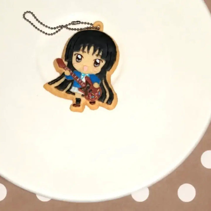 [BUNJANG] K-On! After School Tart Charm Mio Keychain / 2012 케이온!! 방과후 쿠키 참 키링 미오