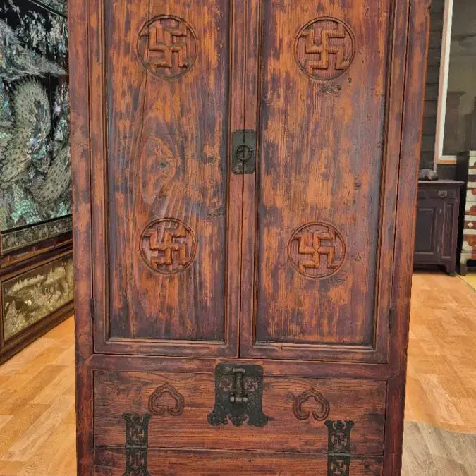 [BUNJANG] Antique Pine Cabinet / 고제 찬장