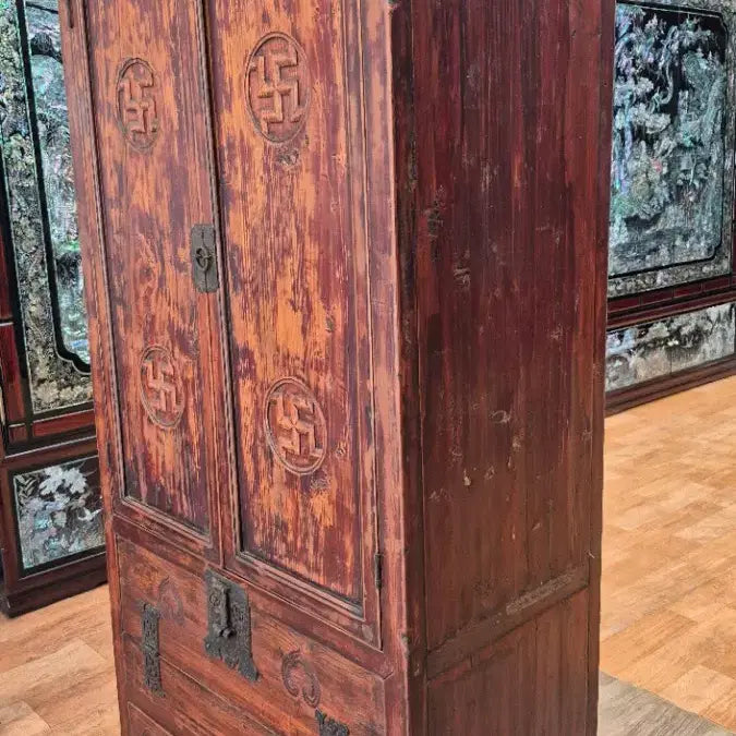 [BUNJANG] Antique Pine Cabinet / 고제 찬장