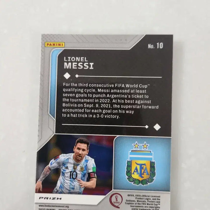 [BUNJANG] Lionel Messi 2022 Qatar World Cup Prizm Silver Card / 메시 카타르 월드컵 실버카드 파니니