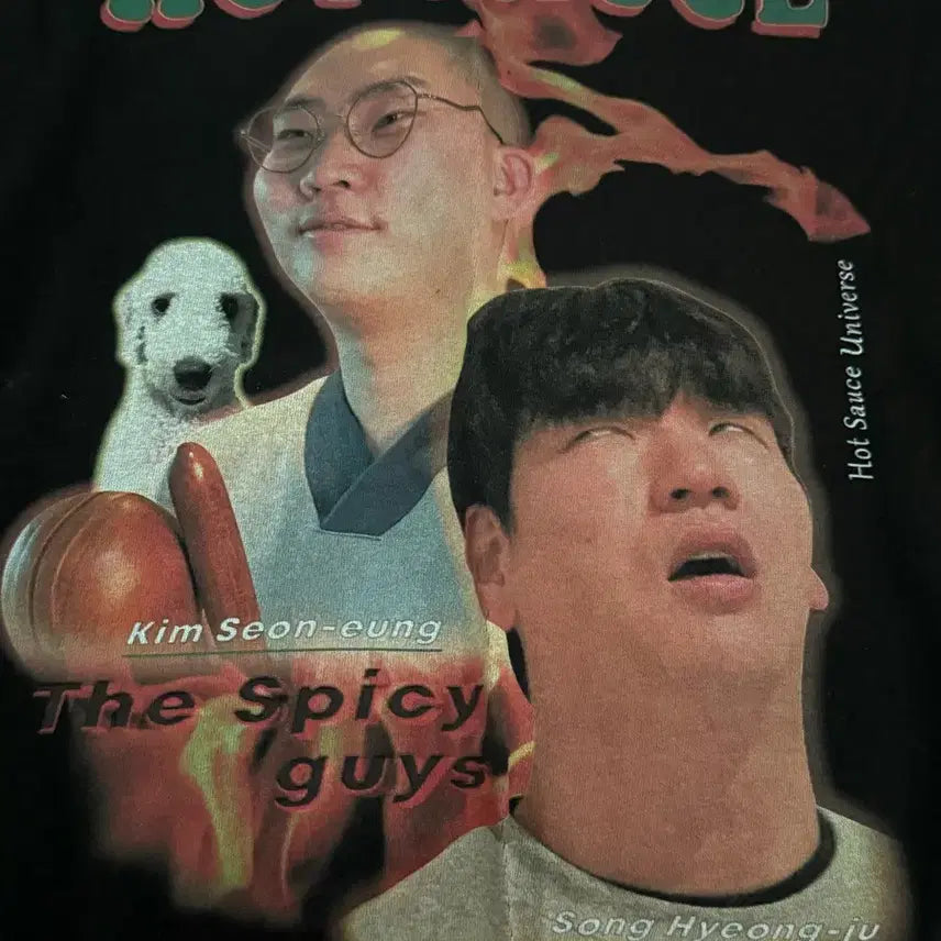 [BUNJANG] Hot Sauce Universe T-Shirt XL New / 유튜버 핫소스 유니버스 반팔 xl 새상품