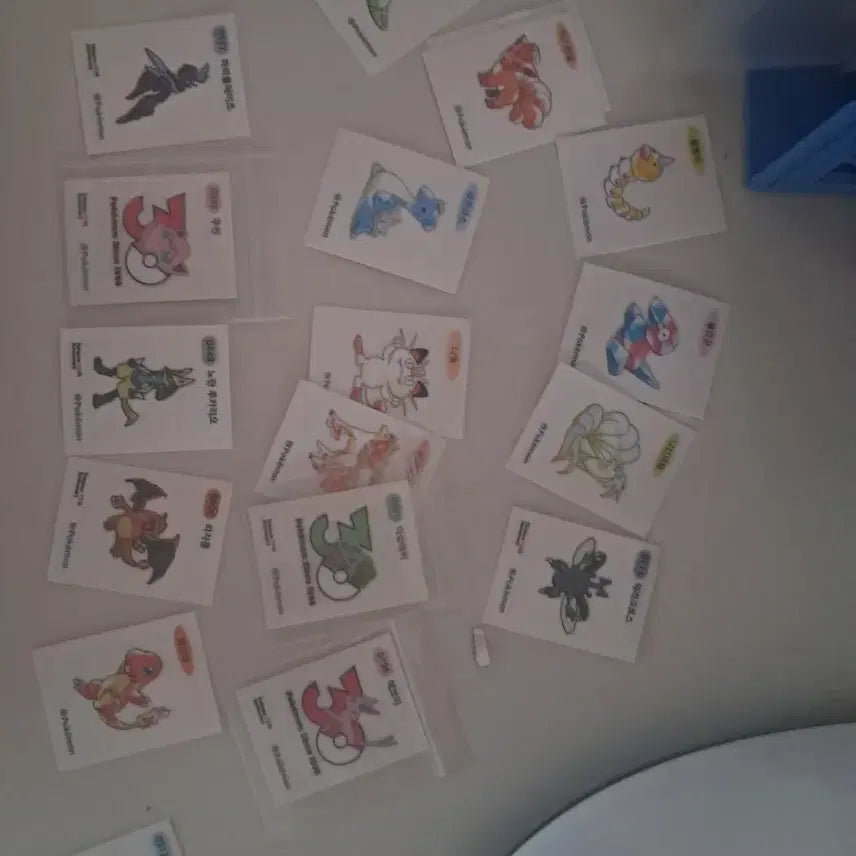 [BUNJANG] Pokemon Sticker Collection Bundle (Approx. 50pcs) / 포켓몬 띠부씰 약50개 2만원 팔아요