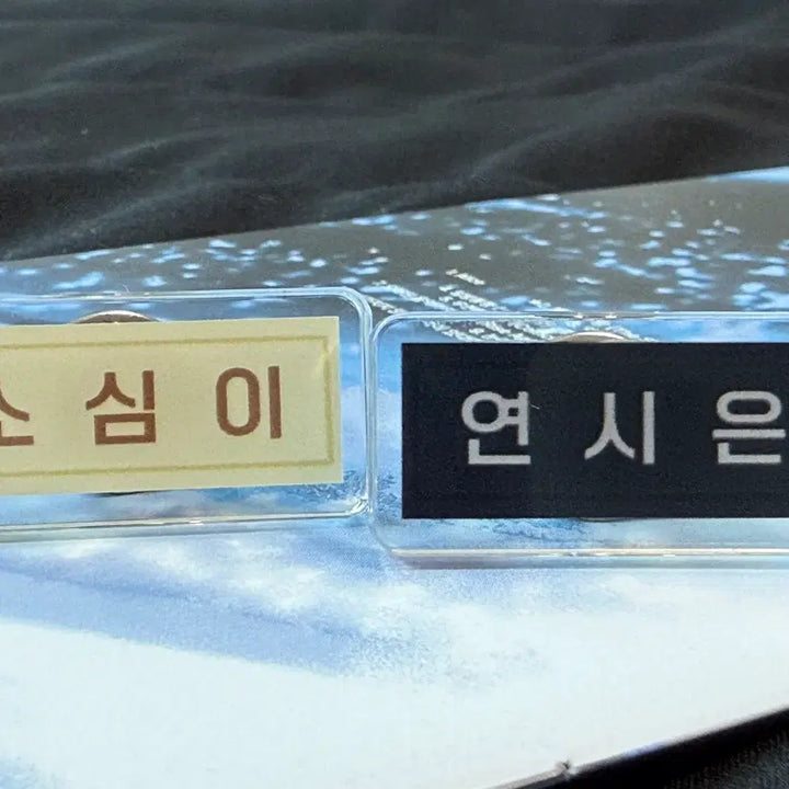 [BUNJANG] Park Jihoon Yeonsieun Mini Name Tag / 박지훈 소심이 약한영웅 연시은 미니 명찰