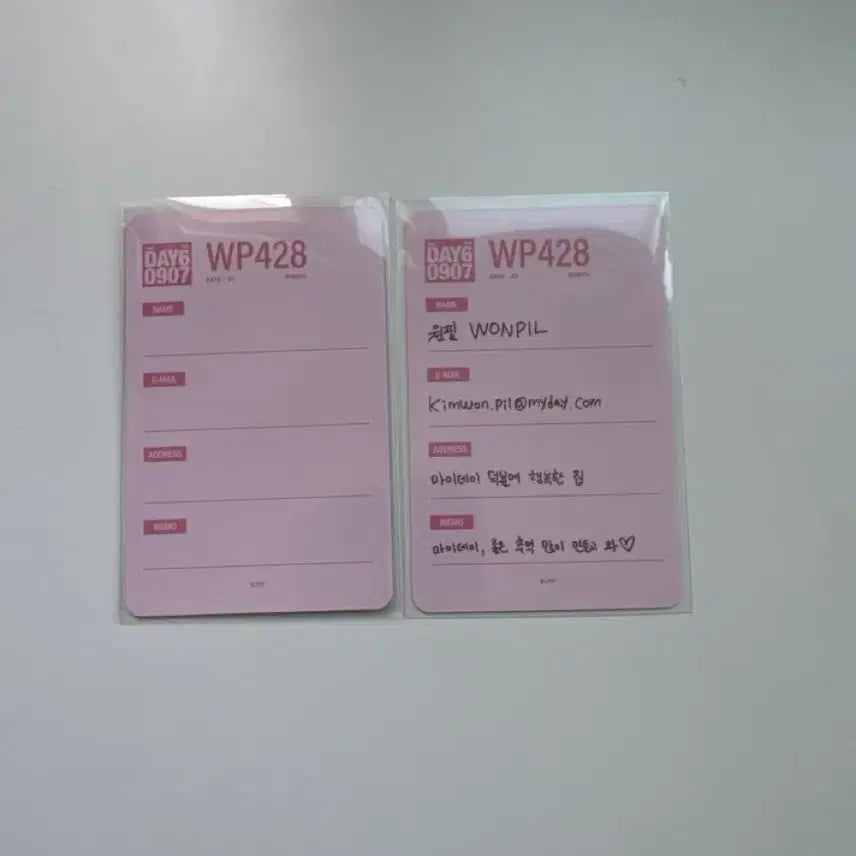 [BUNJANG] Day6 DEnimals Luggage Tag Phil &amp; Ke Photocard Bundle Set / 데이식스 데니멀즈 러기지 택 필 케 포카포함