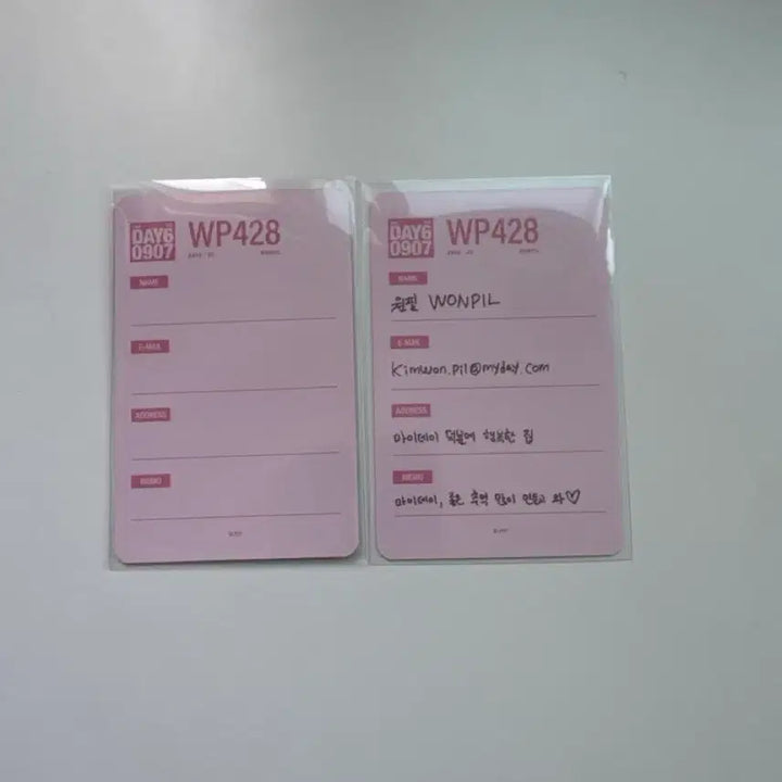 [BUNJANG] Day6 DEnimals Luggage Tag Phil &amp; Ke Photocard Bundle Set / 데이식스 데니멀즈 러기지 택 필 케 포카포함