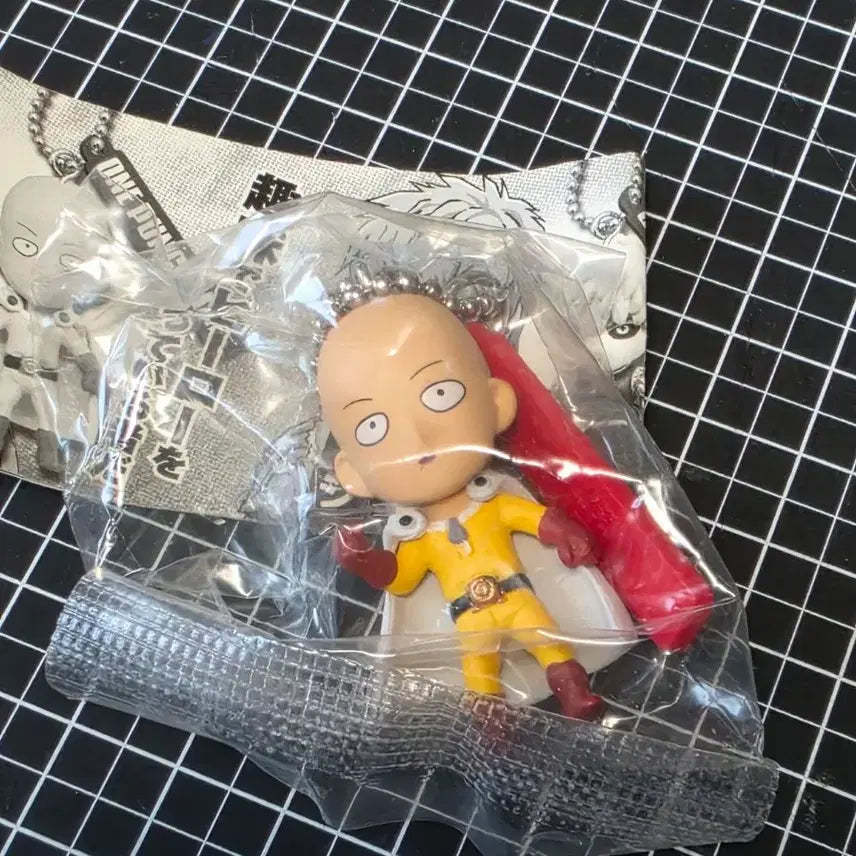 [BUNJANG] One Punch Man Saitama Classic Gacha Keyring Holder / [새상품] 원펀맨 사이타마 고전 키링 가챠 키홀더