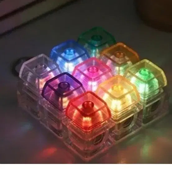 [BUNJANG] LED Keyboard Keycap Keychain / LED 키보드 키캡 키링 9구