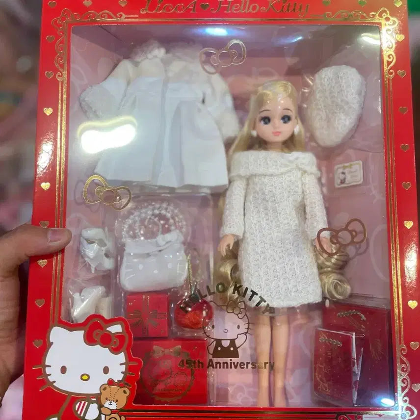 [BUNJANG] Licca x Hello Kitty 45th Anniversary Limited Edition Doll / 리카X헬로키티 45주년 기념 한정판 인형
