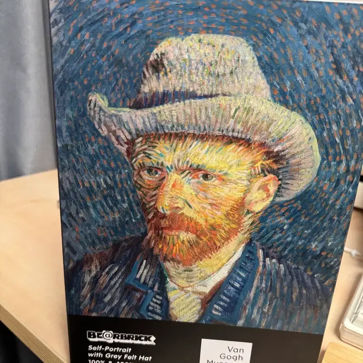 [BUNJANG] Bearbrick Vincent van Gogh Self-Portrait 100% &amp; 400% Set New / 베어브릭 빈센트 반 고흐 자화상 100% 400% 새상품