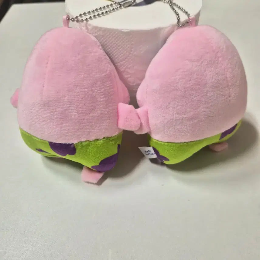 [BUNJANG] SpongeBob &amp; Patrick Star Plush Keychain Bundle Set / 스폰지밥 뚱이 인형 키링 2개 일괄