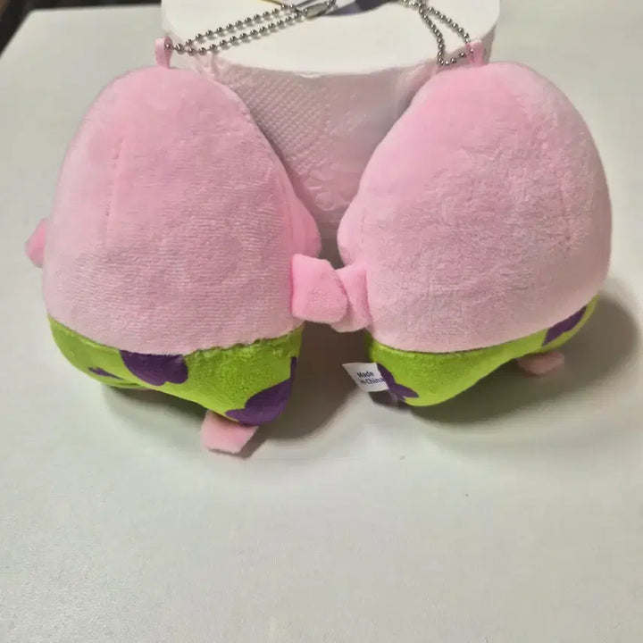 [BUNJANG] SpongeBob &amp; Patrick Star Plush Keychain Bundle Set / 스폰지밥 뚱이 인형 키링 2개 일괄