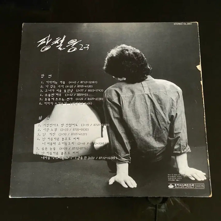 [BUNJANG] Jang Cheol Woong 2nd Album LP / 장철웅 2-3 LP