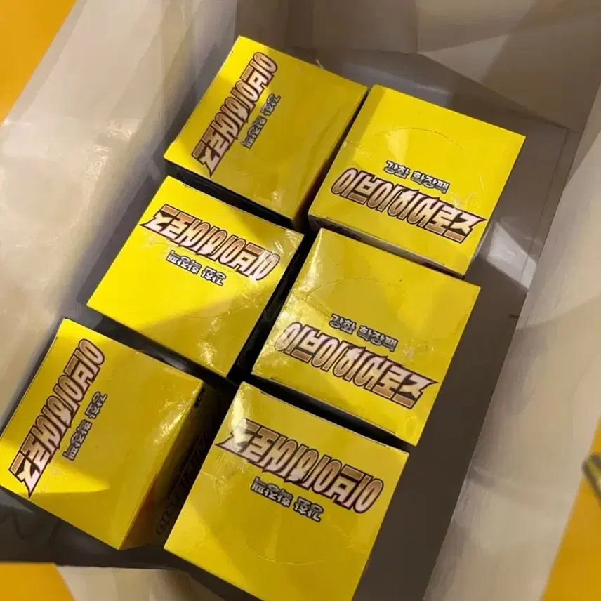 [BUNJANG] Pokemon Eevee Heroes Booster Expansion Pack - 6 Boxes / 포켓몬 카드 이브이 히어로즈 강화 확장팩 6박스 새벽시간 급처