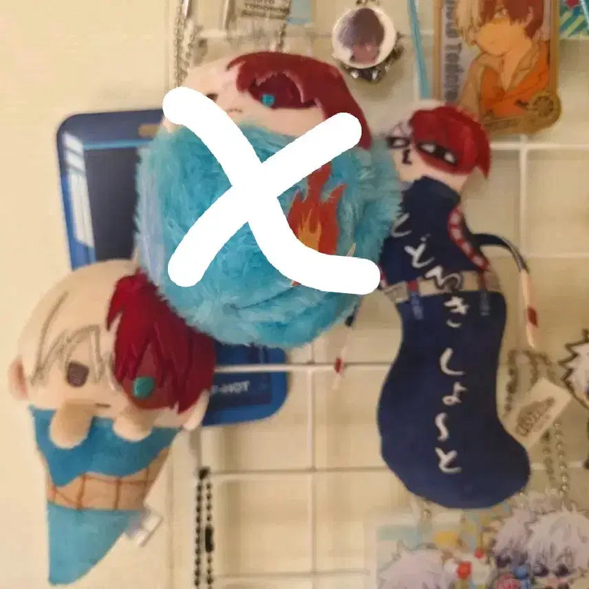 [BUNJANG] My Hero Academia Todoroki Shoto Plush Keychain / 나의 히어로 아카데미아 토도로키 쇼토 누이 인형 키링 판매