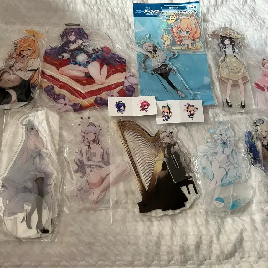 [BUNJANG] Blue Archive Acrylic Stand Bundle Set / 블루아카이브 아크릴 스탠드 10개 일괄