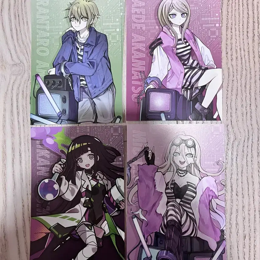 [BUNJANG] Danganronpa Paka Paka Kore Cyber Exclusive Postcard / 단간론파 파샤 파샤코레 사이버 특전 엽서