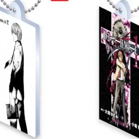 [BUNJANG] Death Note Comic Charm Gacha Keychain Set (Vol. 1, A/B) / 데스노트 코믹 참 가챠 1권 a, b 일괄 판매